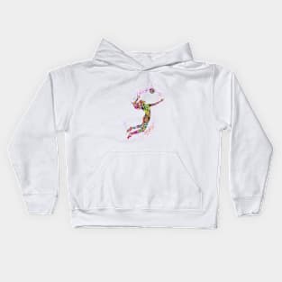 Volleyball girl Kids Hoodie